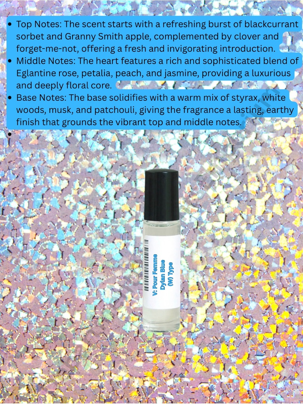 V: Pour Femme Dylan Blue (W) Type Fragrance Oil